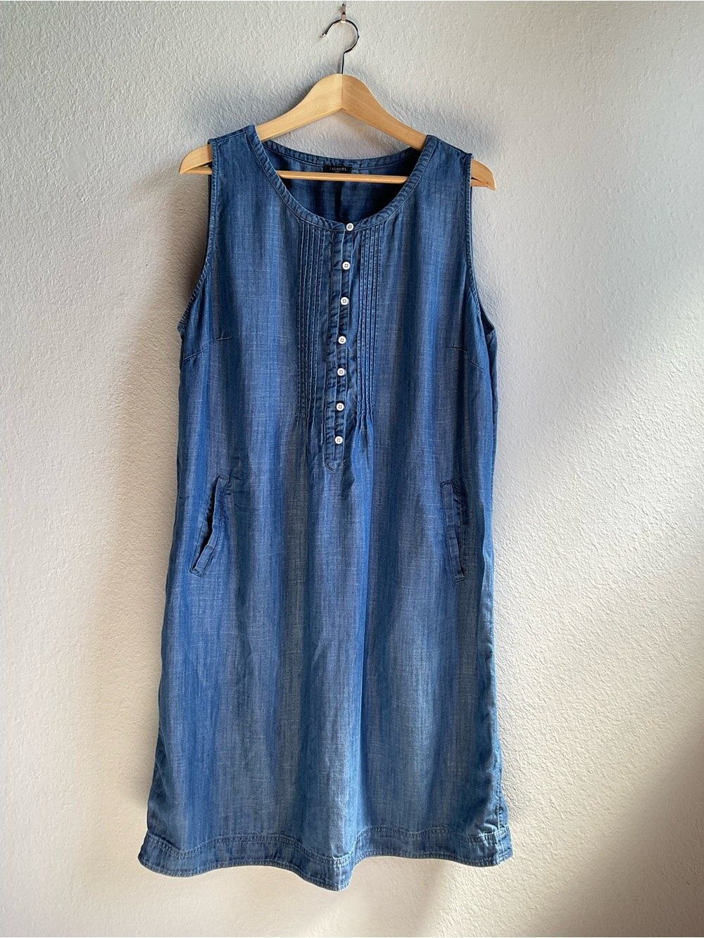 Talbots Pintuck Shift Dress - Tencel Lyocell
